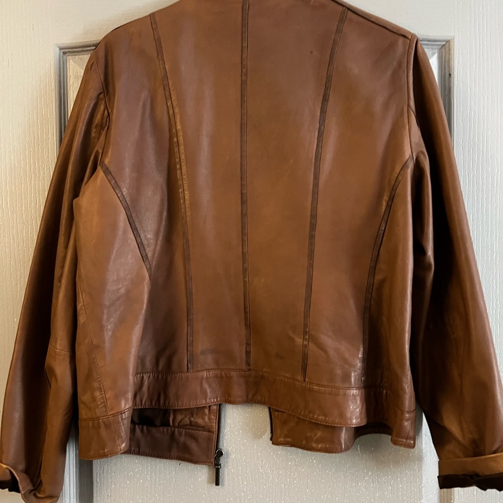 Reba xl leather jacket